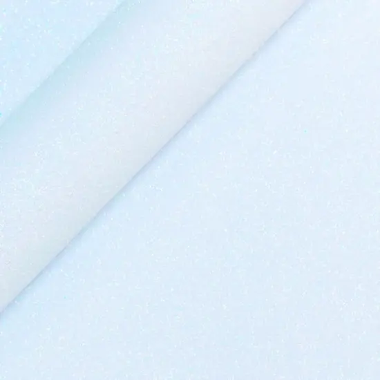 Siser&reg; Glitter Heat Transfer Vinyl Mega Roll Rainbow White {4}