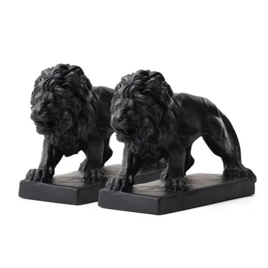Glitzhome&reg; 24.5" Walking Lion Garden Statue {1}