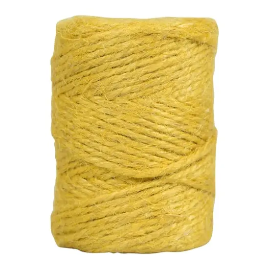 JAM Paper 1/4" x 73yd. Paper Kraft Twine Yellow {1}