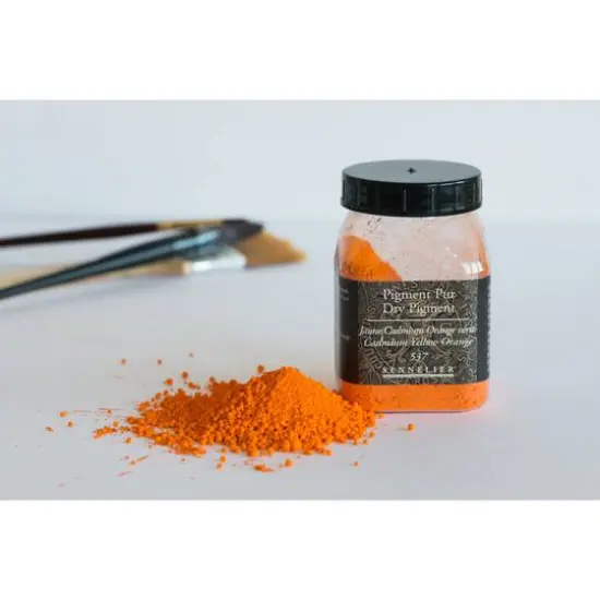Sennelier Dry Pigment 537 Cadmium Yellow Orange {4}