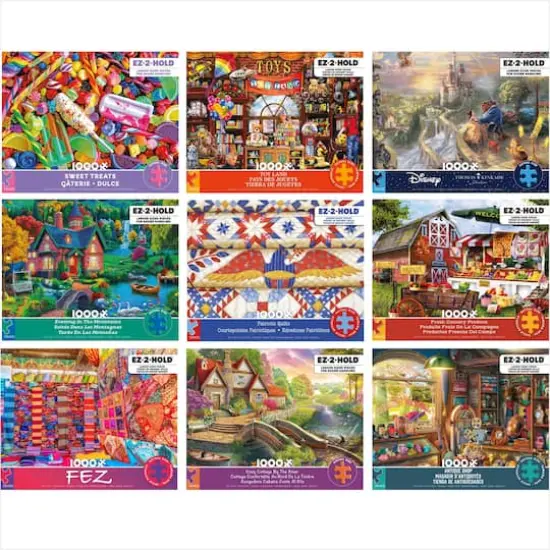 Assorted EZ 2 Hold&trade; 1,000 Piece Puzzle {1}