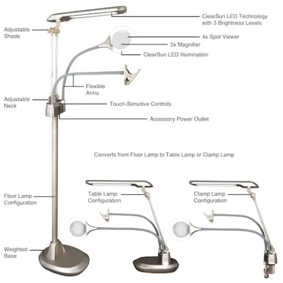 OttLite Ultimate LED 3-in-1 Creative Station with Magnifier {11}