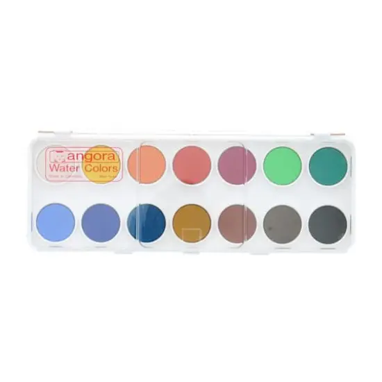 Angora 14 Color Watercolor Pan Set {1}