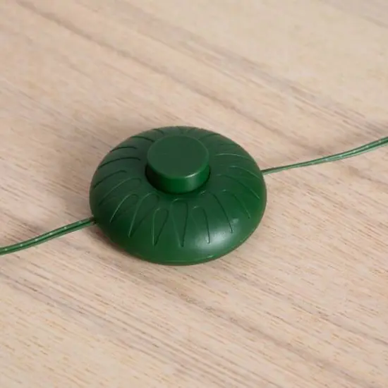 6ft. Pre-Lit Flocked Woodland Fir Artificial Christmas Tree, Warm White LED Lights {6}