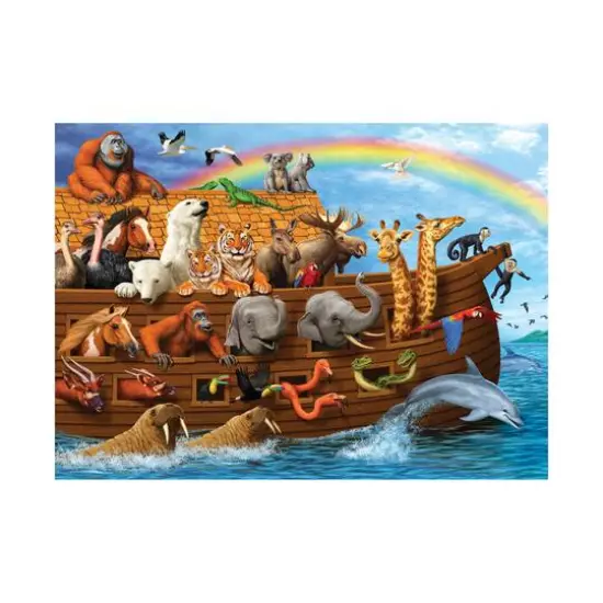 Cobble Hill Family Pieces&trade; Voyage of the Ark 350 Piece Jigsaw Puzzle {3}