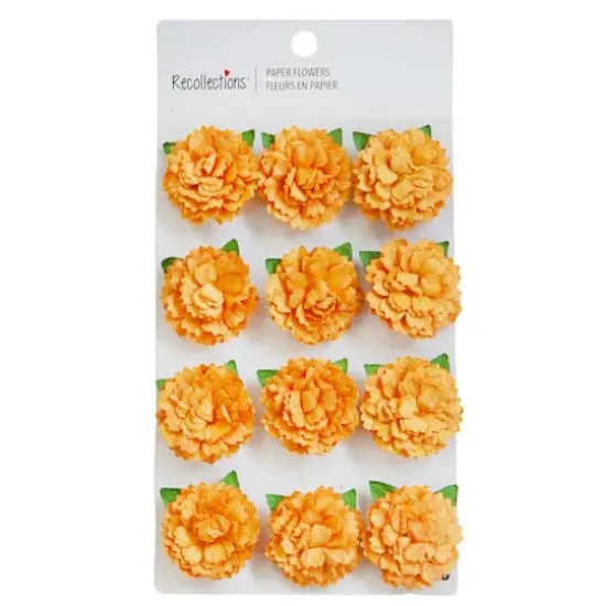 Paper Marigold Embellishments by Recollections&trade; {4}