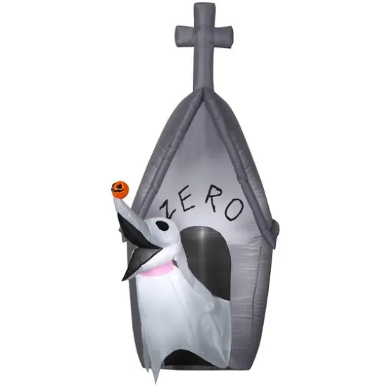 5ft. Airblown&reg; Inflatable Halloween Disney&reg; Zero & Doghouse {1}