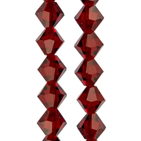 Preciosa Glass Crystal Bicone Beads, 6mm by Bead Landing&trade; Siam {1}