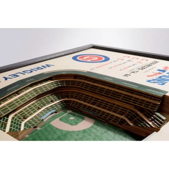 MLB 25-Layer StadiumView Wall Art Chicago Cubs World Series Win {5}