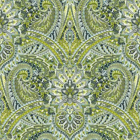 RoomMates Swept Away Green Peel & Stick Wallpaper {1}