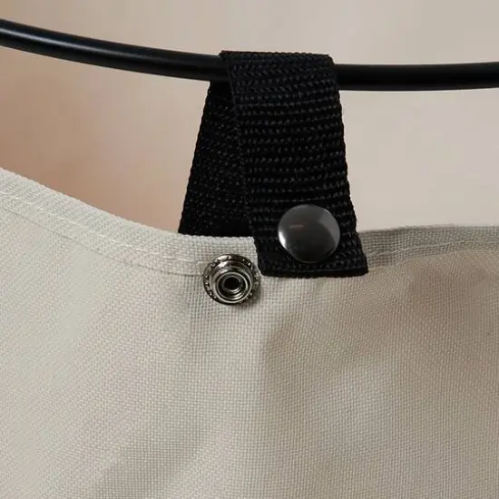 Household Essentials 23" Standing Laundry Hamper with Removable Bag Natural {6}