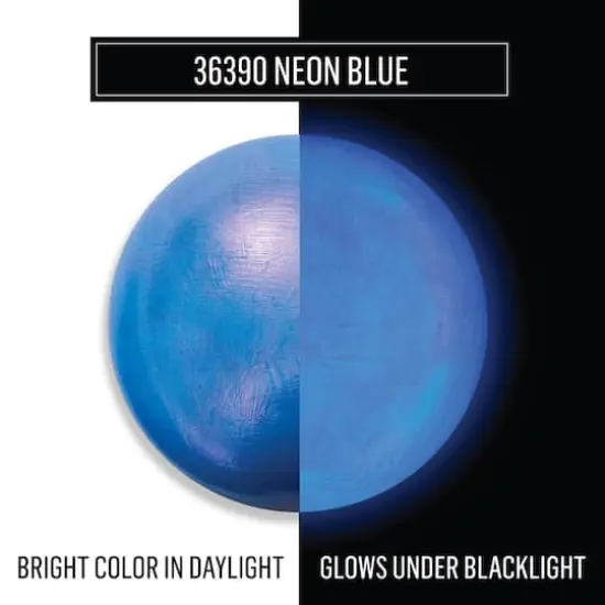 FolkArt &reg; Color Shift Blacklight&trade; Acrylic Paint 36390 Neon Blue {4}
