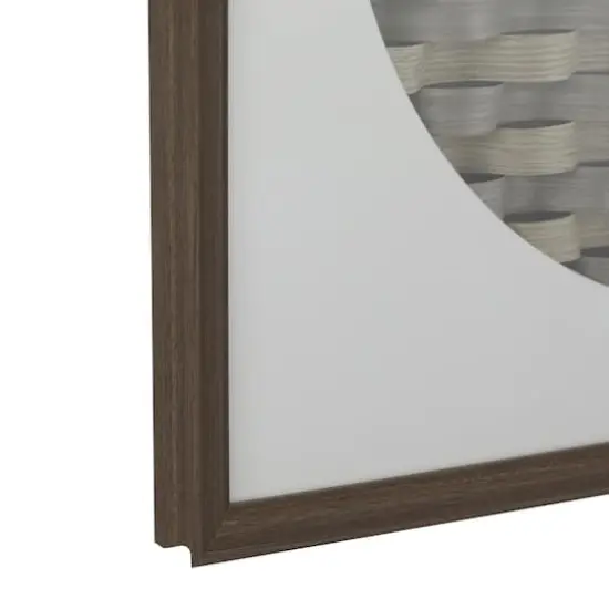 Dark Brown Wood Contemporary Shadow Box, 24" x 2" x 24" {4}