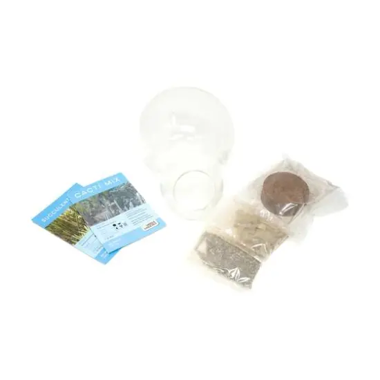 Double Sphere Glass Terrarium - Desert Escape Growarium {7}