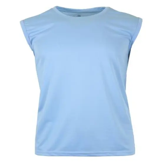 Galaxy By Harvic Men's Performance Muscle Tank Light Blue {1}