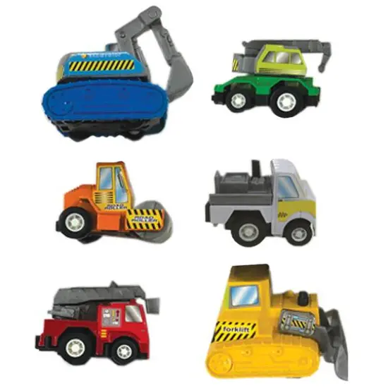 Hinkler Pull-Back and Go Construction Vehicles Floor Puzzle {7}