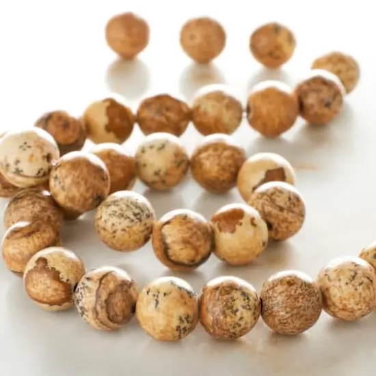 Natural Picture Jasper Round Beads, 8mm by Bead Landing&trade; {1}