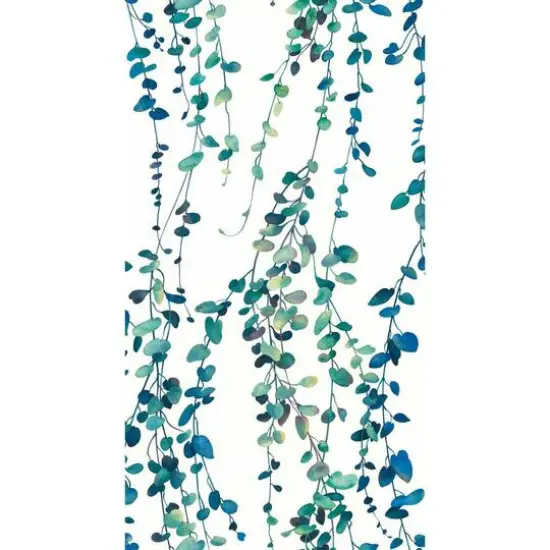 RoomMates Hanging Watercolor Vines Peel & Stick Wallpaper White and Green {2}