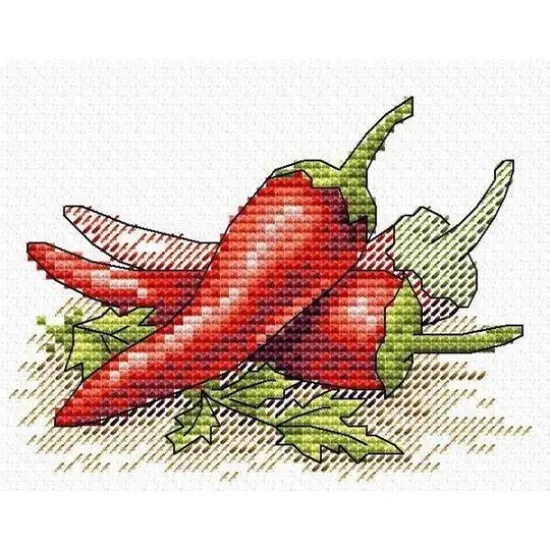 MP Studia Red Pepper Cross Stitch Kit {4}