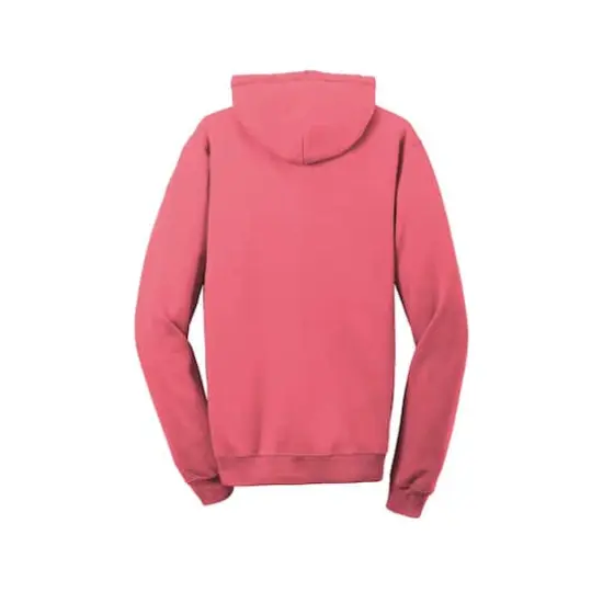 Port & Company&reg; Beach Wash Garment-Dyed Pullover Hooded Adult Sweatshirt Fruit Punch {5}