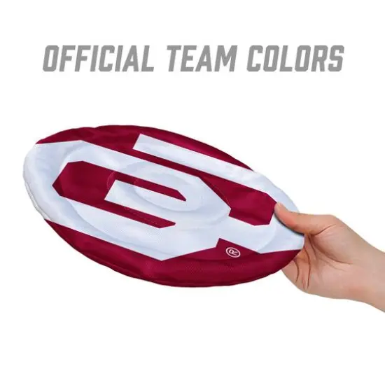 NCAA Flimzee Bean-Bag Flying Disc Oklahoma Sooners {4}