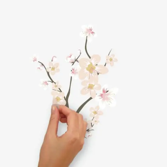 RoomMates Cherry Blossom Branch Decals with 3D Embellishments {5}