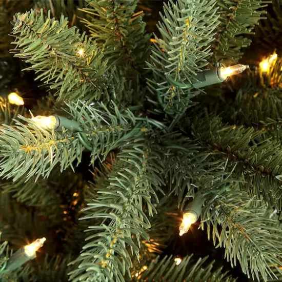 4.5ft. Pre-Lit Glacier Fir Artificial Christmas Tree, Clear Lights {4}