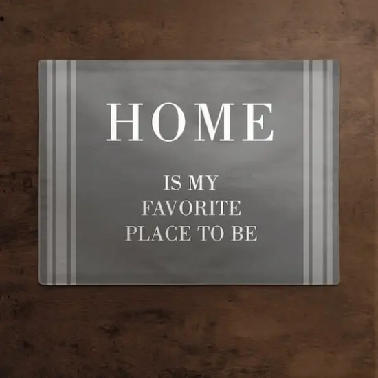 Home is My Favorite Place 18" x 14" Cotton Twill Placemat {3}