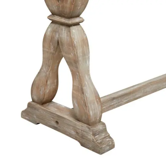 Brown Fir Farmhouse Console Table, 32" x 48" x 16" {6}