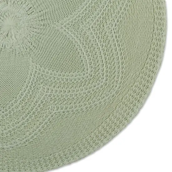 DII&reg; Woven Round Placemats, 6ct. Mint {4}