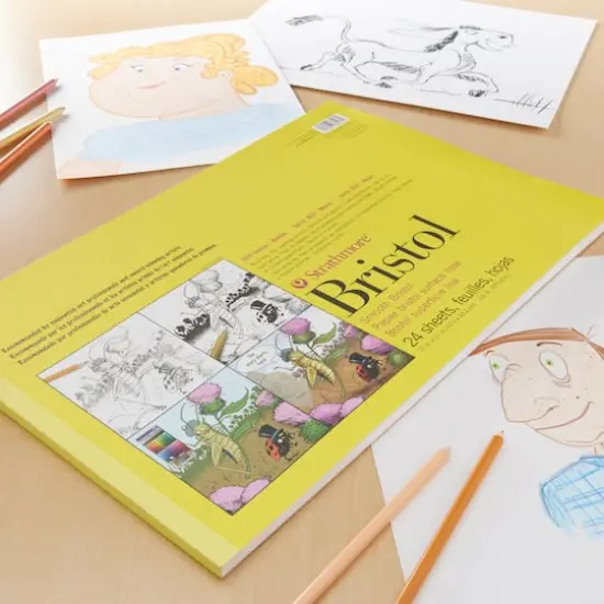 Strathmore® 300 Series Sequential Art Smooth Bristol Paper Pad, 11" x 17" {3}