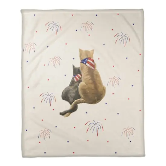 American Cats Coral Fleece Blanket {1}
