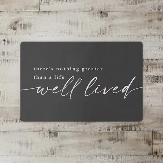 Life Well Lived 18" x 27" Floor Mat {3}