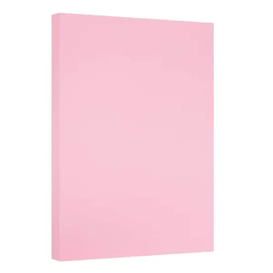 JAM Paper 11'' x 17'' 67lb. Vellum Bristol Cardstock, 50 Sheets Pink {1}