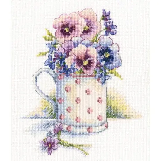 RTO First violets Counted Cross Stitch Kit {1}