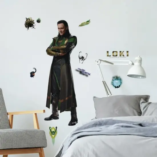 RoomMates Marvel Loki Peel & Stick Giant Wall Decal {3}