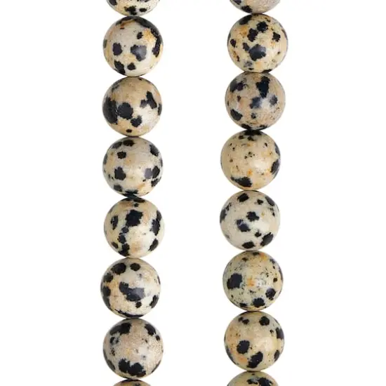 Dalmatian Jasper Round Beads, 8mm by Bead Landing&trade; {1}