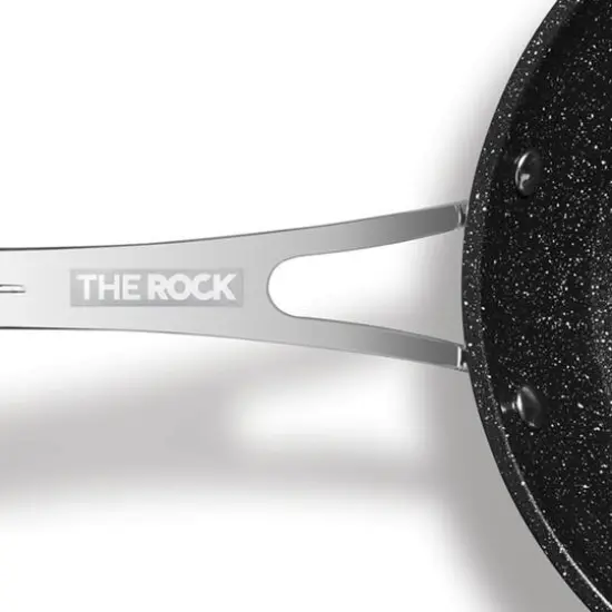 The Rock&reg; by Starfrit&reg; 10" Stainless Steel Nonstick Fry Pan with Stainless Steel Handle {4}