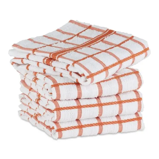 DII&reg; Windowpane Terry Dishtowels, 4ct. Spice {4}