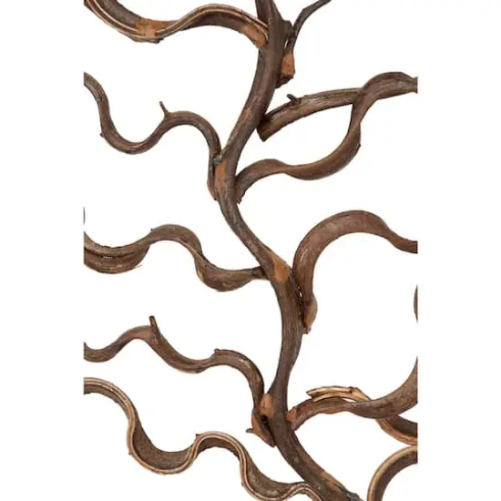 Brown Tree Teak Wood Rustic Wall Decor Set {1}