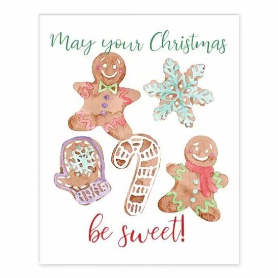 Sweet Christmas Cookies Tabletop Canvas {1}