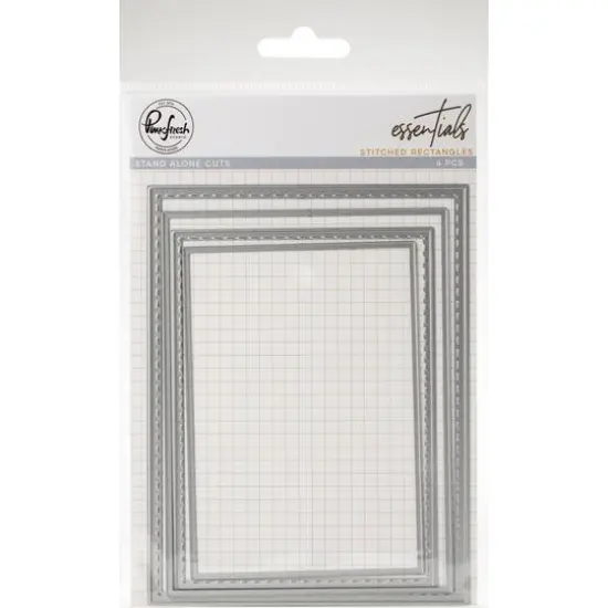 Pinkfresh Studio Essentials Stitched Rectangles Die Set {1}