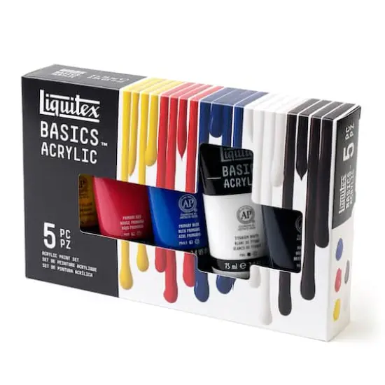 Liquitex&reg; BASICS&trade; 5 Color Acrylic Color Value Set {5}