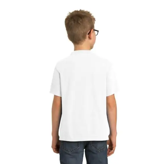 Port & Company® Beach Wash Garment-Dyed Youth T-Shirt White {6}
