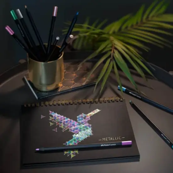 Faber-Castell&reg; Black Edition Metallic Colored Pencils {5}