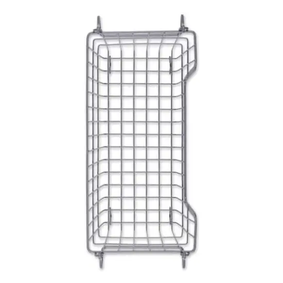 DII&reg; Medium Rectangle Metal Basket Cool Gray {5}