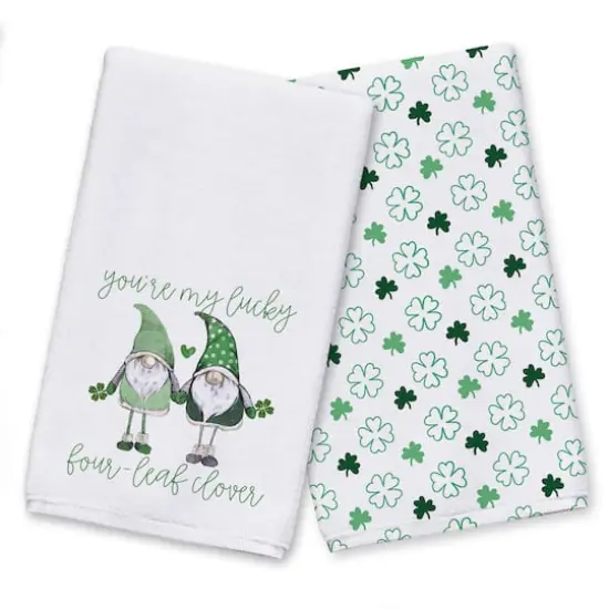 You're My Lucky Four Leaf Clover Tea Towel Set of 2 {1}