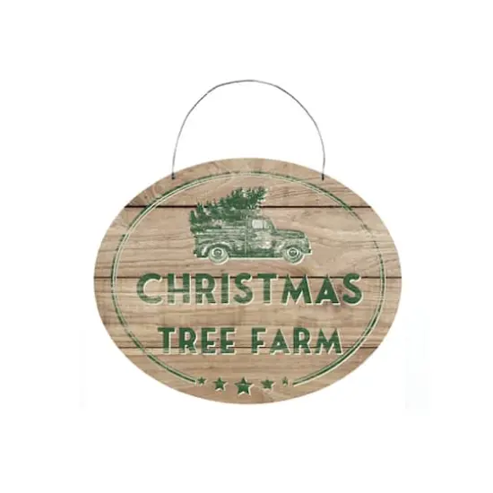 10" Christmas Tree Farm Sign  {1}