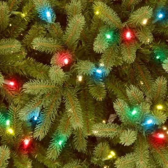 7.5ft. Pre-Lit Jersey Fraser Fir Artificial Christmas Tree, Multicolor Lights {4}