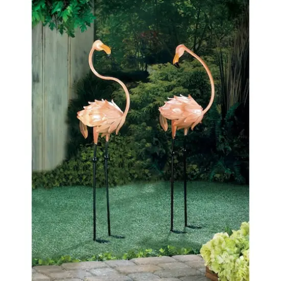 41" Flamingo Garden Stakes, 2ct. {3}